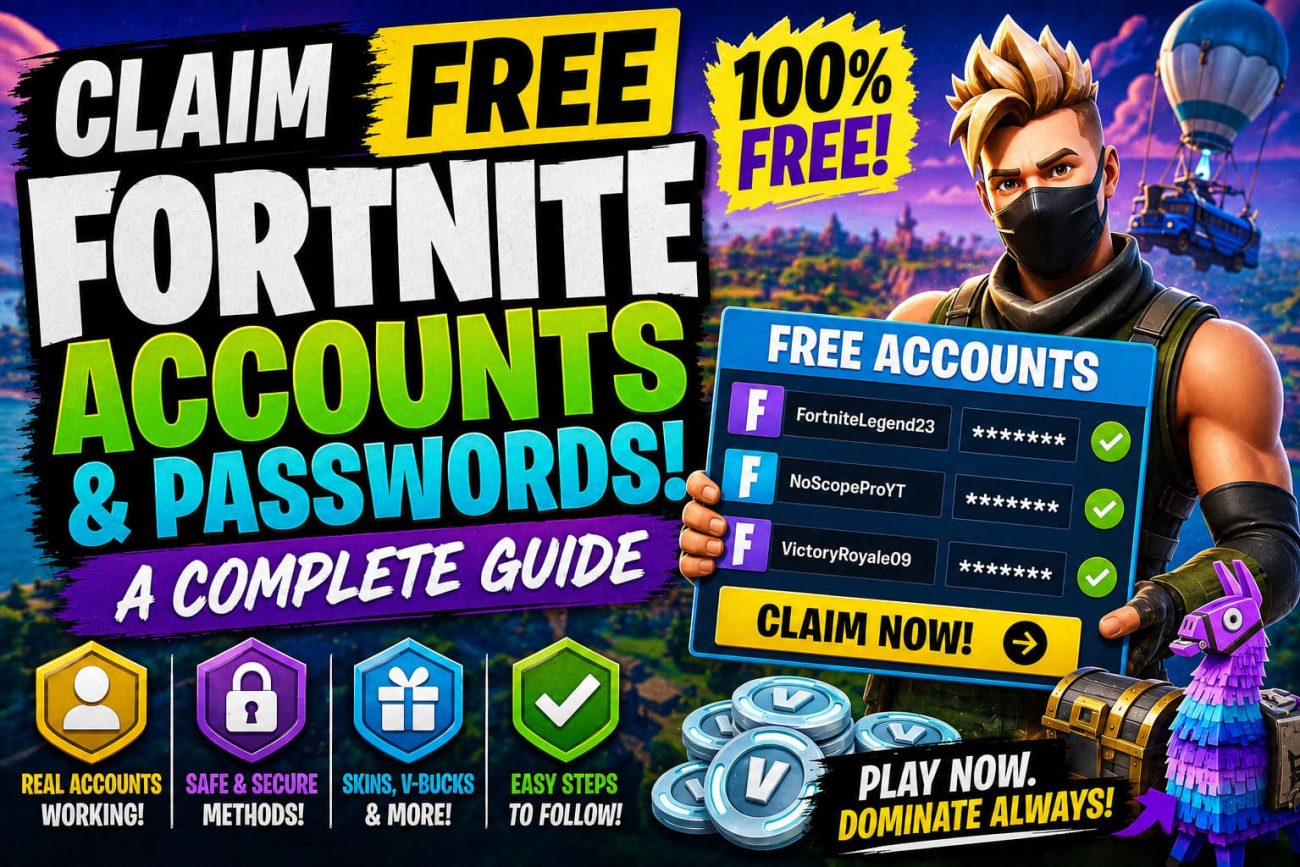 How to Claim Free Fortnite Accounts: Step-by-Step Guide