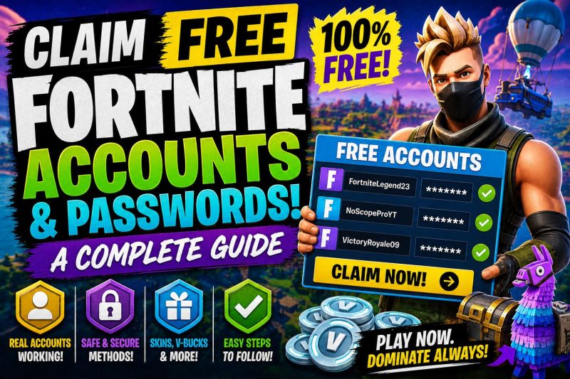 How to Claim Free Fortnite Accounts: Step-by-Step Guide