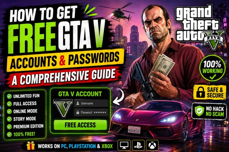 How to Get Free GTA V Modded Accounts & Passwords: A Comprehensive Guide