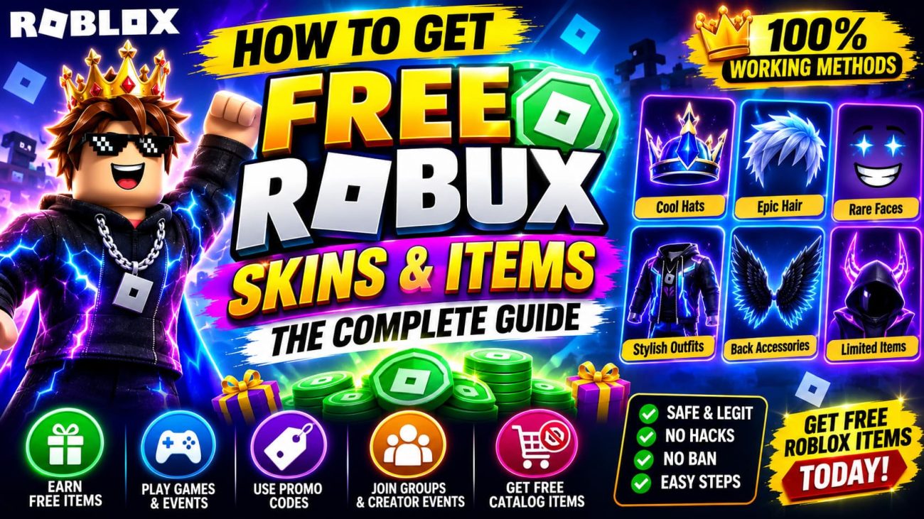 How to Get Free Robux Skins & Items: The Complete Guide